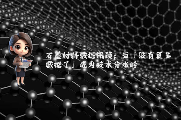 石墨材料数据瓶颈：当「没有更多数据了」成为技术分水岭
