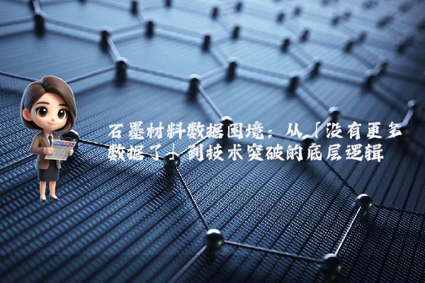 石墨材料数据困境：从「没有更多数据了」到技术突破的底层逻辑
