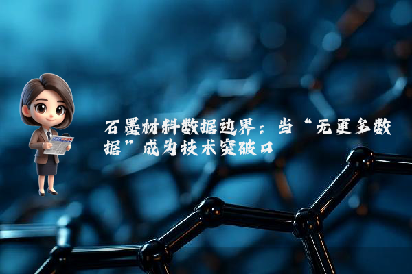 石墨材料数据边界：当“无更多数据”成为技术突破口